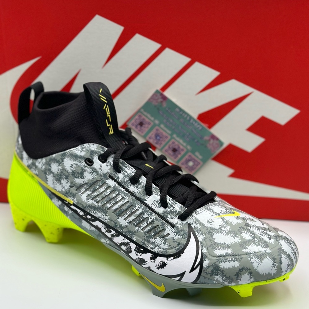 Nike Vapor Edge Pro 360 2 Cleats Volt/Black Sz 10.5‎ FB8443-703 NWOB
